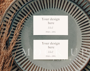 Business card mockup, card mockup, stationery mockup, RSVP card mockups,  business stationery mockup, boho Bcard mockup, Boho Business Card