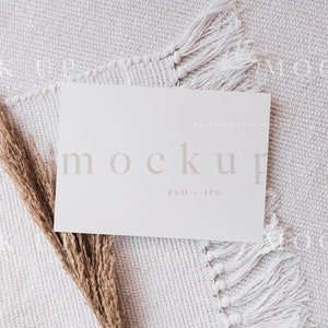 Rsvp mockup, Landscape mockup, 7x5 mockup, wedding mockup, minimalist mockup, wedding invitation mockup, detail card mockup, PSD mockup 0010