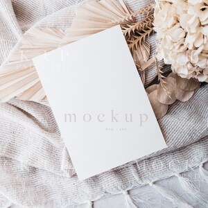 Maquette de carte de voeux, Maquette de carte, Maquette d'invitation, Maquette Boho, Maquette de mariage, Maquette de carte 5x7, Maquette d'invitation, Maquette de mariage 0010