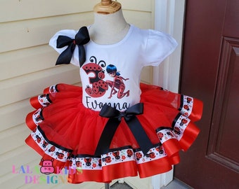 Ladybug Dress 4t - Etsy
