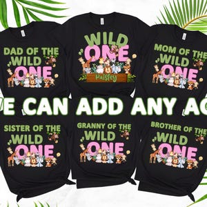 Safari Family Matching Shirts: Boss Baby Birthday, Vacation Tees