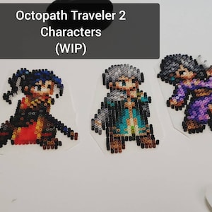 Octopath Traveler HD2D Beadsprites: Character Pixel Art