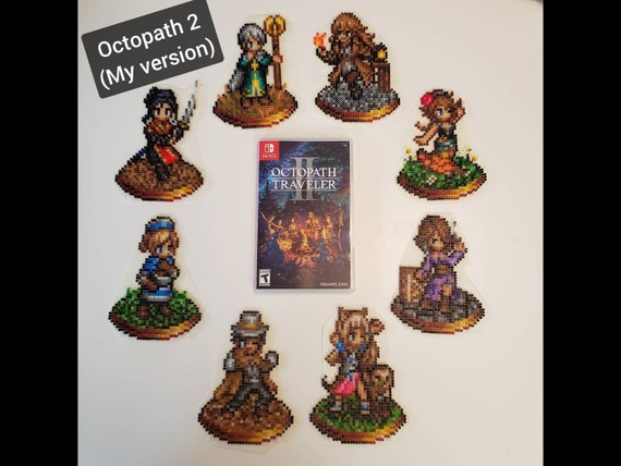 Octopath Traveler 1+2 Character Mini Bead Magnets/keychains - Etsy