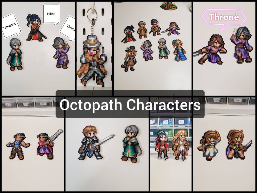 Octopath Traveler HD2D Beadsprites: Character Pixel Art - Etsy