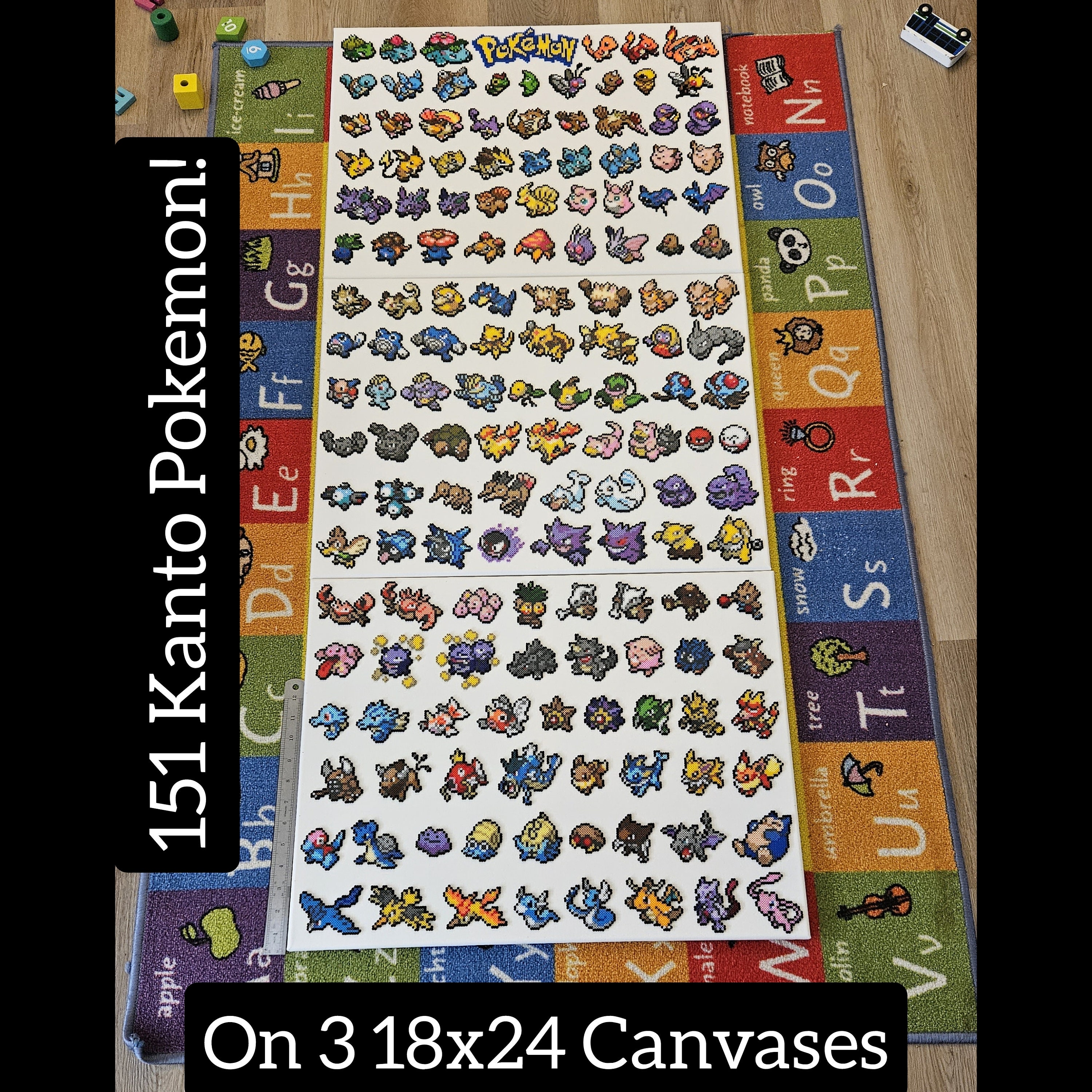 Original 151, Pokemon Kanto Poster