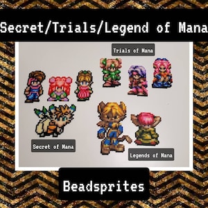 Mana Series Beadsprite Magnets: Secret, Trials, Legends Characters