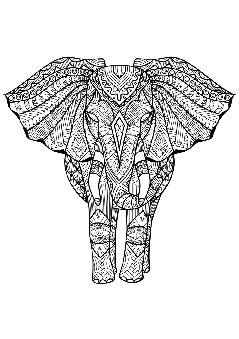 Mandala Animal Pack 30 Pages Mandala Svg Bundle Zentangle Etsy