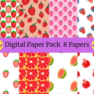 Digital Paper Pack, Personalized Seamless Patterns