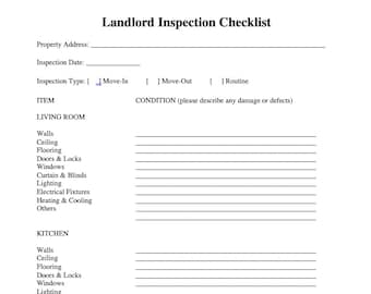Lista de inspección de propietarios
