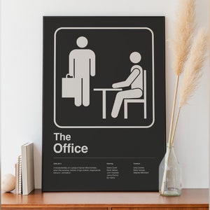 The Office Poster, The Office TV Show Print, The Office TV Series, Dunder Mifflin, Michael Scott, Pam Beesly, Jim Halpert, Dwight Schrute