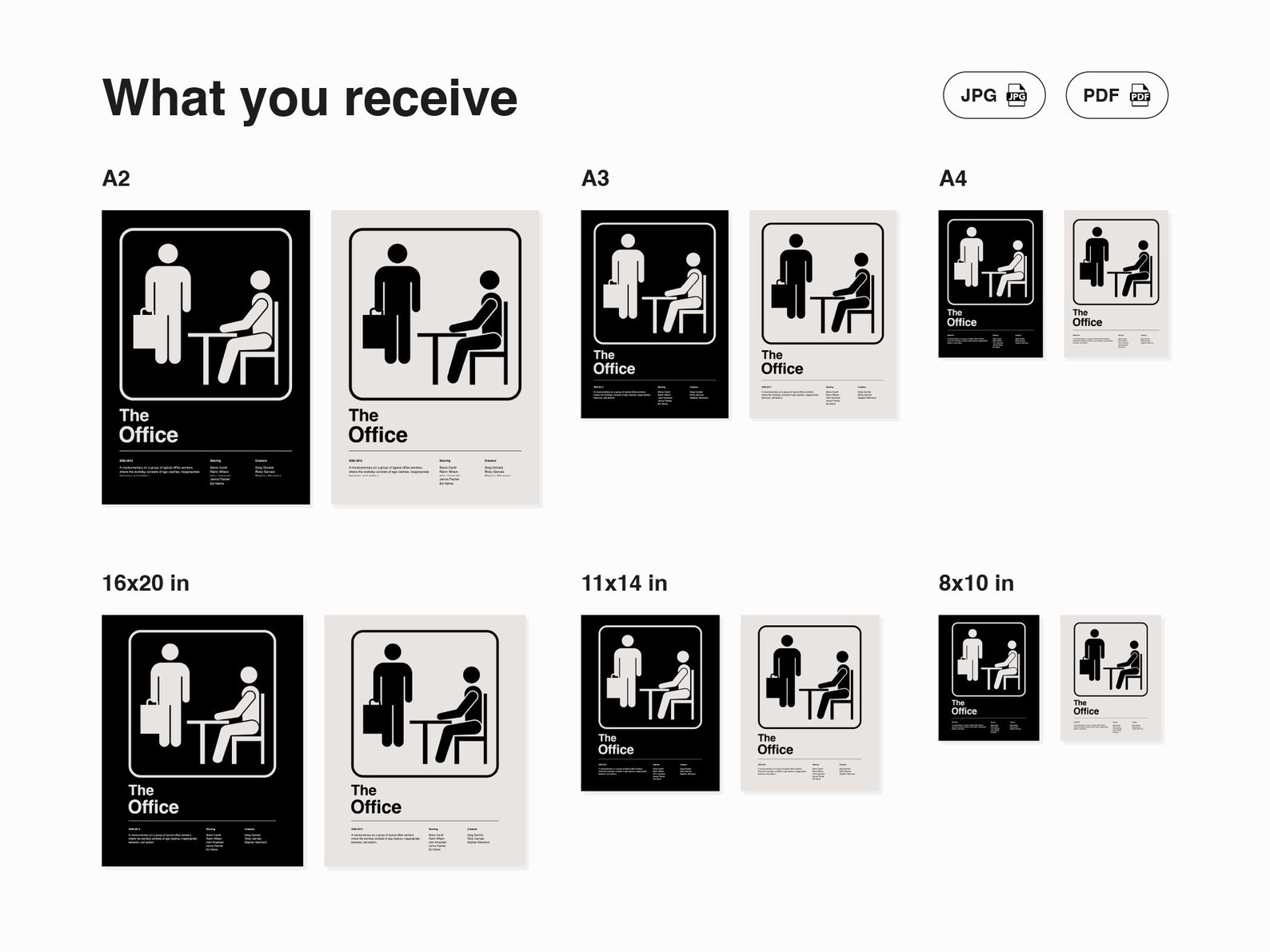 The Office Digital Poster, the Office TV Show Print, the Office TV ...