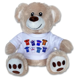 Ipswich Retro Shirt Classic Kits Teddy Bear Soft Toy Town Etc Great Tractor Boys Fans Gift