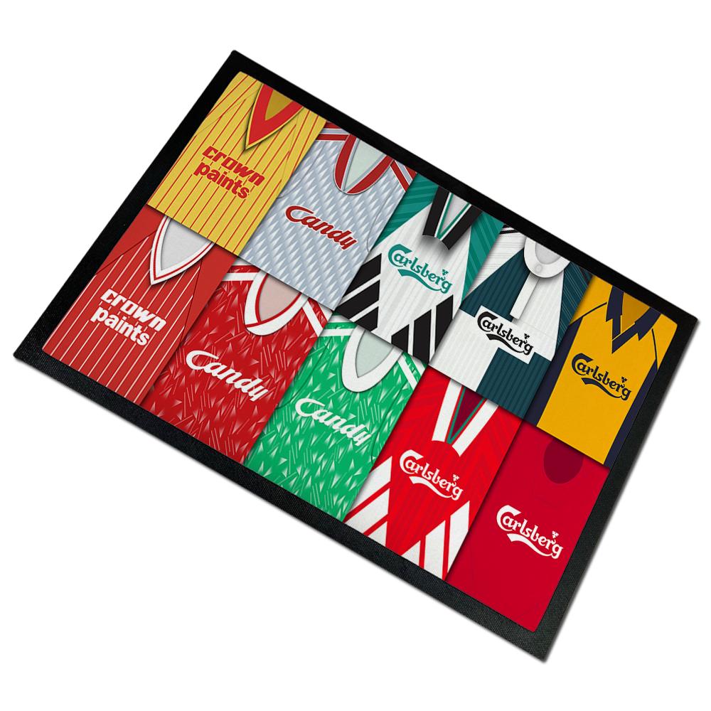 Liverpool Retro Kits Montage Door Floor Mat Choice of Sizes Great