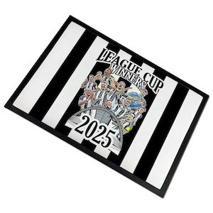 Newcastle Utd League Cup Winners 2025 Door Floor Mat Choice Of Sizes & Design Great Gift For Toon Army Fans Newcastle Floor Door Mat