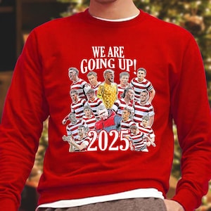 Doncaster Rovers Champions 2025 Red Jumper Top | Great Gift For Fans | Printed In The UK | Doncaster Rovers Jumper Football Gifts