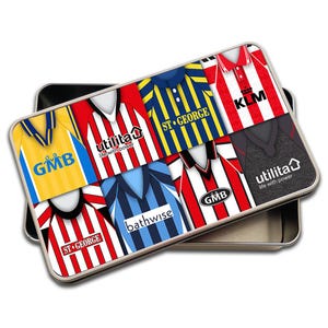 Brentford Retro Kit Montage Pencil Tin Case Great Bees Fans Gift Brentford Metal Tin Classic Kits
