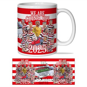 Doncaster Rovers Promoted 2024-25 We are Going Up Mug Cup Top Quality Mug Great Gift For Donny Fans Football Gifts Mug