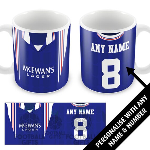 Verre à Bière Pint Tulip Glasgow Rangers FC - Idée Cadeau Noël