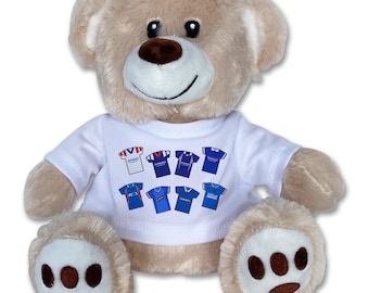 Rangers Retro Shirt Classic Kits Teddy Bear Soft Toy Great Christmas Gift Unofficial