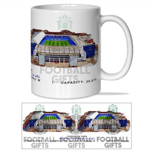 Everton Around The Grounds Goodison Park Water Colour Mug Cup Top Quality Mug Great Toffees Fans Christmas Gift Unofficial