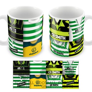 Celtic Retro Shirt Classic Kits Shirts Montage Mug Cup Top Quality Mug Great Christmas Gift Unofficial