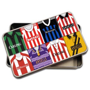 Stoke Retro Kit Montage Pencil Tin Case Great Potters Fans Gift City Etc Metal Tin Classic Kits