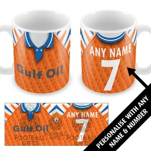 Swansea Away 1993 Retro Shirt Kit Personalised Mug Cup Great Christmas Gift Add Any Name & Number