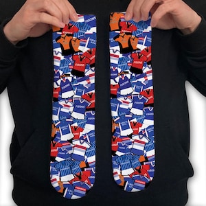Ipswich Retro Shirt Classic Kits Mash Up Printed Socks Great Tractor Boys Fans Christmas Gift Unofficial