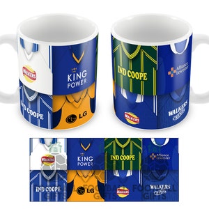 Leicester Retro Shirt Classic Kits Shirts Montage Mug Cup City Foxes Etc Top Quality Mug Great Christmas Gift Unofficial