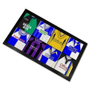 Bristol Rovers Classic Shirts Retro Home & Away Shirts Kit Montage Bar Runner Great Christmas Gift Printed In The UK Football Gifts