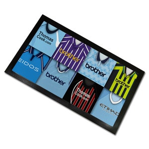 City Classic Shirts Retro Home & Away Shirts Kit Montage Bar Runner Manchester Man usw