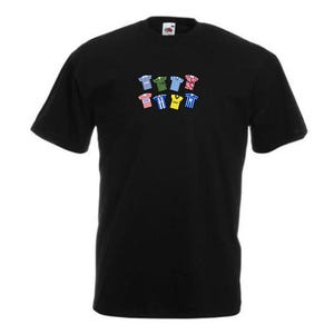 Brighton Retro Kits Black T-Shirt Tshirt Tee | Great Gift For Seagulls Fans | Choice Of Sizes | Retro T-shirts Tee