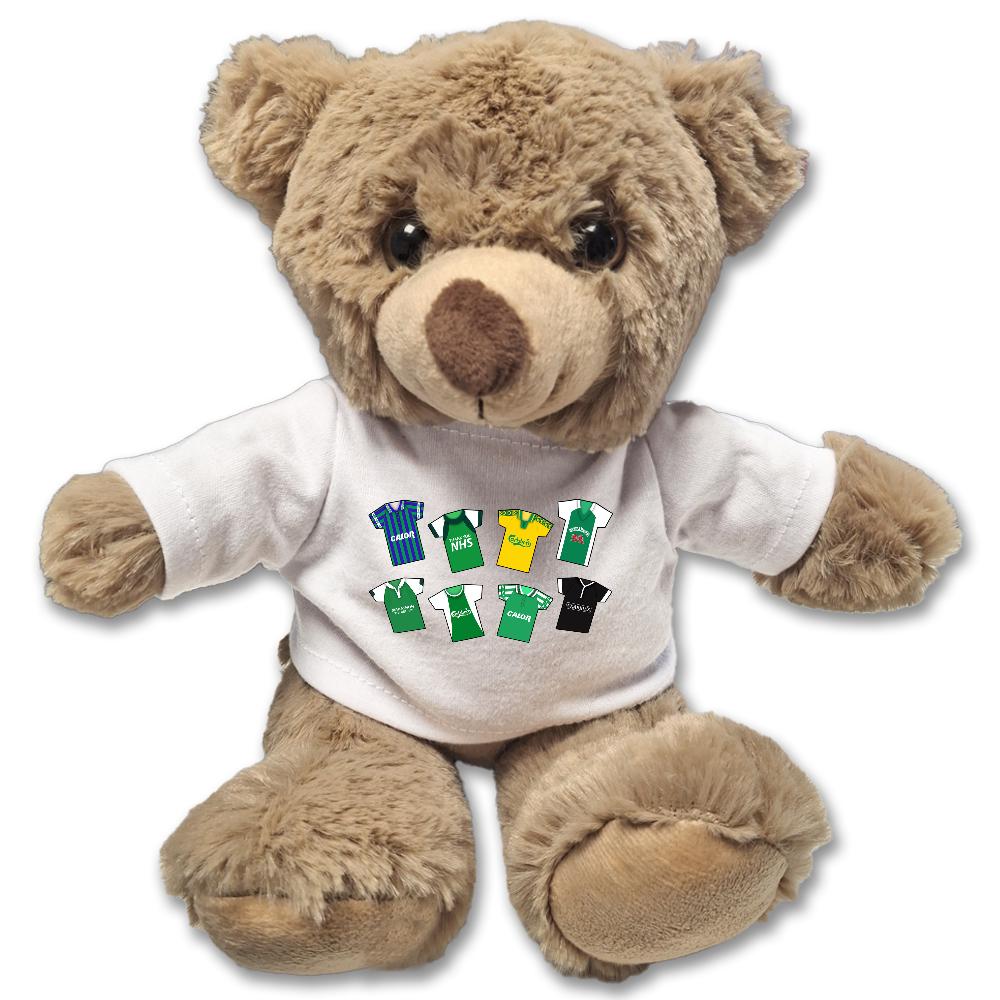 Hibs Retro Shirt Classic Kits Teddy Bear Soft Toy Great Christmas Gift For Hibs Fans