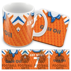 Swansea Away 1993 Retro Shirt Kit Personalised Printed Mug Cup And Coaster Great Christmas Gift Add Any Name & Number