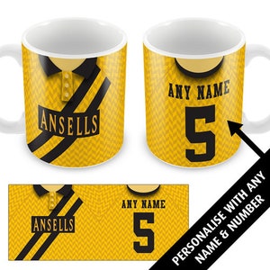 Stoke Away 1992 Retro Shirt Kit Personalised Mug Cup Great Christmas Gift Add Any Name & Number