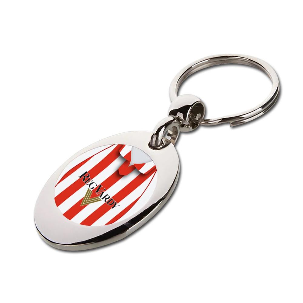 Sunderland Metal Trolley Coin Key Ring Key Chain Retro Choice of