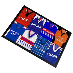 Ipswich Retro Kits Montage Door Floor Mat Choice Of Sizes Great Gift For Tractor Boys Fans Ipswich Floor Door Mat Town Etc Classic Kits