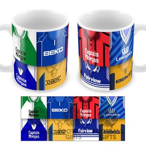 Millwall Retro Shirt Classic Kits Shirts Montage Mug Cup Top Quality Mug Great Christmas Gift Lions Unofficial