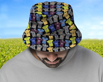 Newcastle Retro Shirt Bucket Hat Summer Hat Classic Kits Retro Shirts Great Gift For Magpies Fans This Summer