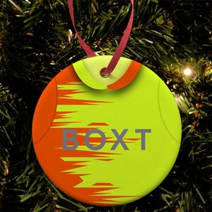 Forest 2021 Retro 3rd Shirt Kit Christmas Tree Decoration Bauble Flat Ceramic Great Christmas Gift Nottingham Nottm