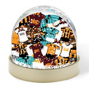 Kit retro de Hull City, globo de nieve Mash, kits clásicos, decoración navideña, gran regalo para fanáticos de los Tigers