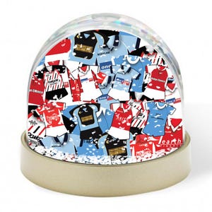 Rotherham Retro Kit Mash Snow Globe Classic Kits Xmas Decoration Great Fans Gift
