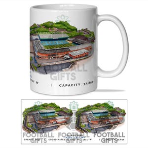Leeds Utd Around The Grounds Elland Road Water Colour Mug Cup Top Quality Mug Great Whites Fans Christmas Gift Unofficial