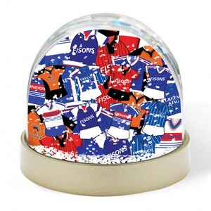 Ipswich Retro Kit Mash Snow Globe Classic Kits Xmas Decoration Town Etc Great Tractor Boys Fans Gift