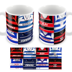 Maglietta retrò QPR Kit classici Magliette Montage Tazza Tazza Tazza di alta qualità Ottimo regalo di Natale Non ufficiale