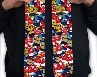 Arsenal Retro Shirt Classic Kits Mash Up Printed Socks Great Christmas Gift Gunners Arsenal Unofficial
