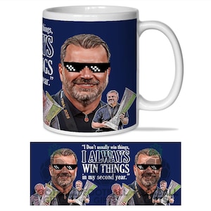 Big Ange I always win things in my 2nd year Spurs Champions Of Europa 2025 Mug Cup Great Spurs Fans Gift Tottenham Players Europa 2025 Mug