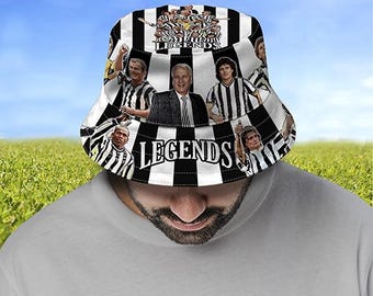 Newcastle Legends Bucket Hat Summer Hat Classic Kits Retro Shirts Great Gift For Magpies Fans This Summer Toon Army