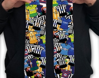 Newcastle Utd Retro Shirt Classic Kits Mash Up Printed Socks Great Christmas Gift Newcastle Toon Army  Unofficial