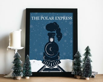 Polar Express direktnedladdning / Jul / Tro / Tåg / Julskylt / Digital nedladdning